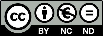 creative commons logo by nc ndeu